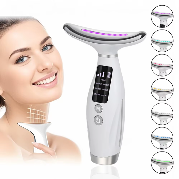Dispositivo de Belleza Facial 7 Colores LED con EMS