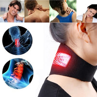 Tourmaline Magnetic Therapy Neck Pain Massager Cervical Vertebra Protection Support Spontaneous Heating Belt for Men Women