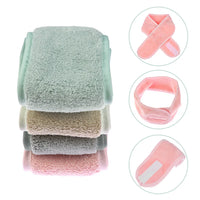 Adjustable Wide Hairband Makeup Head Band Toweling Hair Wrap Shower Cap Stretch Salon SPA Facial Headband Make up Accessories